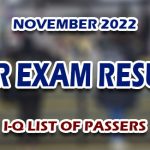 BAR Exam Result November 2022 I-Q LIST OF PASSERS