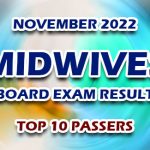 Midwives Board Exam Result November 2022 - TOP 10 PASSERS