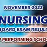 Nursing Board Exam Result November 2022 - TOP PERFORMING SCHOOLS