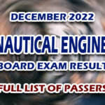 Aeronautical Engineering Board Exam Result December 2022 - FULL LIST