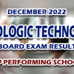 Radiologic Technology Board Exam Result December 2022 - TOP PERFORMING SCHOOLS