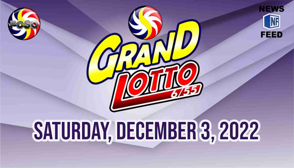 6/55 Lotto Result, Saturday, December 3, 2022 Official PCSO Lotto Results