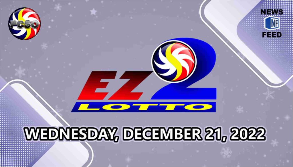 EZ2 RESULT, Wednesday, December 21, 2022 – Official PCSO Lotto Results