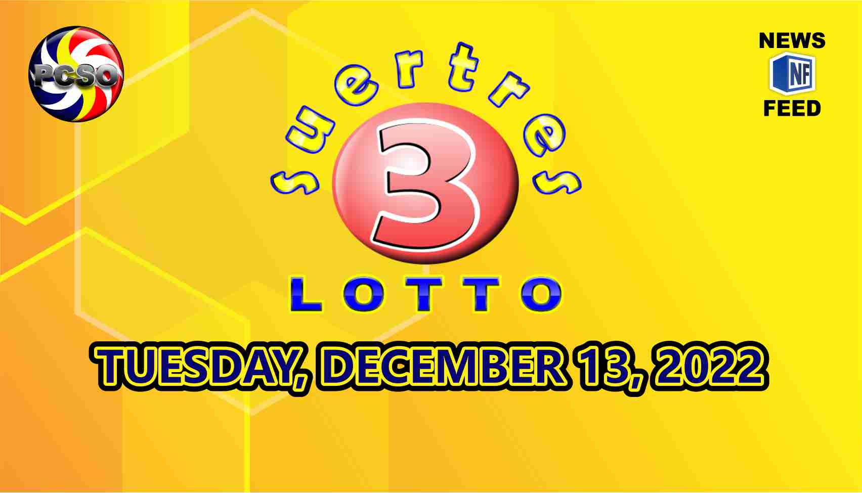 SWERTRES RESULT, Tuesday, December 13, 2022 Official PCSO Lotto Results