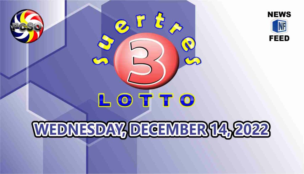 SWERTRES RESULT, Wednesday, December 14, 2022 Official PCSO Lotto Results