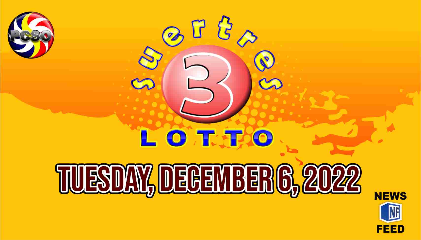 SWERTRES RESULT, Tuesday, December 6, 2022 Official PCSO Lotto Results
