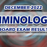 Criminologist Board Exam Result December 2022 - RELEASE DATE