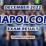 NAPOLCOM Exam Result December 2022 - TOPNOTCHERS