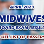 Midwives Board Exam Result April 2023 - FULL LIST