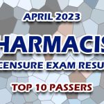 Pharmacist Licensure Exam Result April 2023 - TOP 10 PASSERS