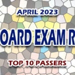 RME Board Exam Result April 2023 - TOP 10 PASSERS