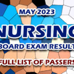 Nursing Board Exam Result May 2023 - FULL LIST