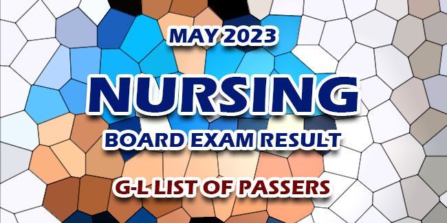 Nursing Board Exam Result May G L List Of Passers