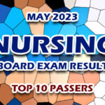 Nursing Board Exam Result May 2023 - TOP 10 PASSERS
