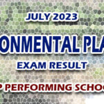 Environmental Planner Exam Result July 2023 - TOP PERFORMING SCHOOLS