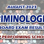 Criminologist Board Exam Result August 2023 - TOP PERFORMING SCHOOLS