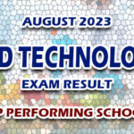 Food Technologist Exam Result August 2023 - TOP PERFORMING SCHOOLS