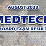 MedTech Board Exam Result August 2023