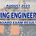 Mining Engineering Board Exam Result August 2023