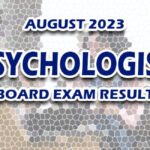 Psychologist Board Exam Result August 2023