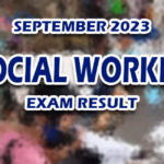 Social Worker Exam Result September 2023