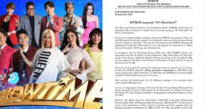 It's Showtime Suspended