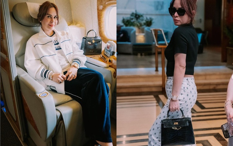 Jinkee Pacquiao flies in designer pajamas to Greece