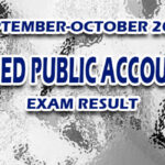 Certified Public Accountant Exam Result September-October 2023