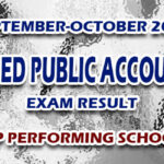 Certified Public Accountant Exam Result September-October 2023 - TOP PERFORMING SCHOOLS