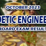 Geodetic Engineering Board Exam Result October 2023