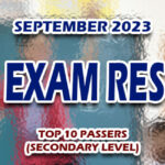 LET Exam Result September 2023 SECONDARY TOP 10 PASSERS