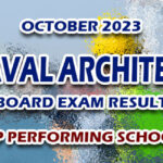 Naval Architect Board Exam Result October 2023 - TOP PERFORMING SCHOOLS