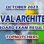 Naval Architect Board Exam Result October 2023 - TOPNOTCHERS