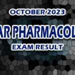Ocular Pharmacologist Exam Result October 2023