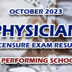 Physician Licensure Exam Result October 2023 - TOP PERFORMING SCHOOLS