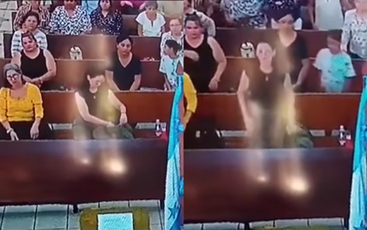 Thief inside the Church