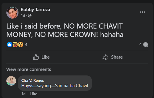 Robby Tarosa Exposed Miss Universe 
