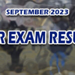 BAR Exam Result September 2023
