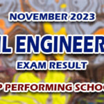 Civil Engineering Board Exam Result November 2023 - TOP PERFORMING SCHOOLS