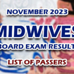 Midwives Board Exam Result November 2023 - LIST OF PASSERS