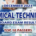 Chemical Technician Board Exam Result December 2023 - TOP 10 PASSERS