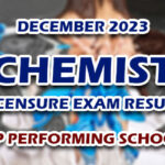Chemist Licensure Exam Result December 2023 - TOP PERFORMING SCHOOLS