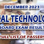 Dental Technologist Board Exam Result December 2023 - FULL LIST OF PASSERS