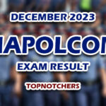 NAPOLCOM Exam Result December 2023 - Topnotchers