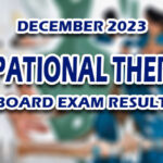Occupational Therapist Board Exam Result December 2023
