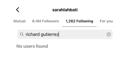 Sarah Lahbati Unfollows Richard and Family
