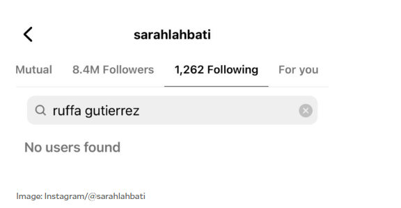 Sarah Lahbati Unfollows Richard and Family