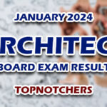 Architect Board Exam Result January 2024 - TOPNOTCHERS
