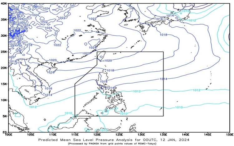 Weather Forecast Update: January 12, 2024 | NewsFeed