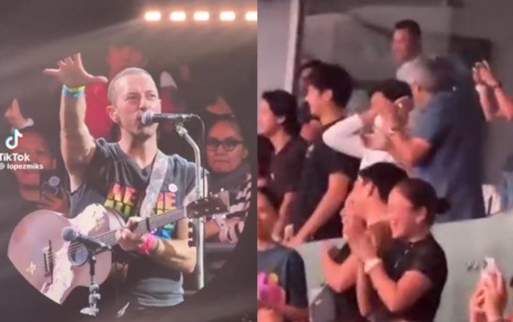 Marcos in Coldplay Concert